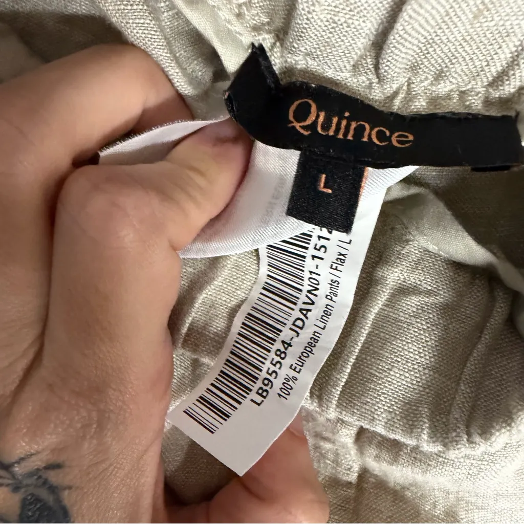 Quince European Linen Pants Size Large - Image 7