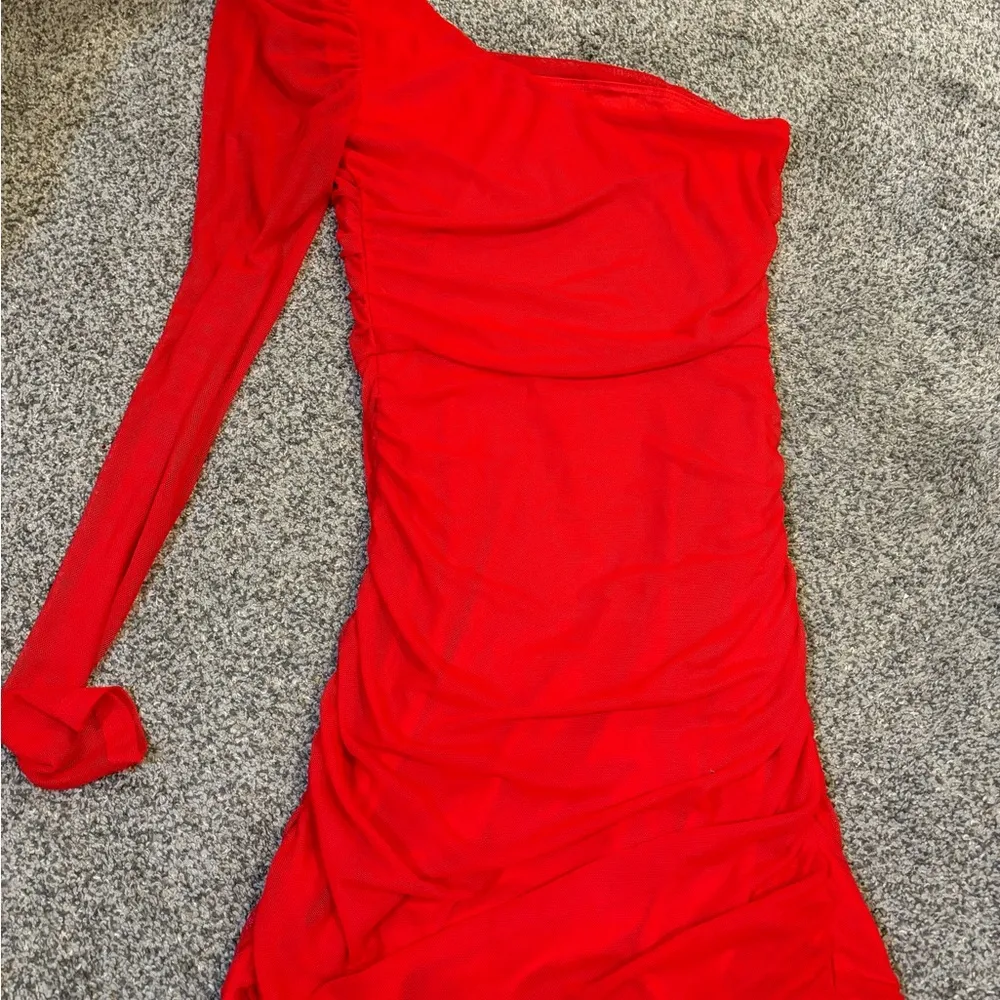 Lucy in the Sky One Shoulder Mini Dress - Image 4