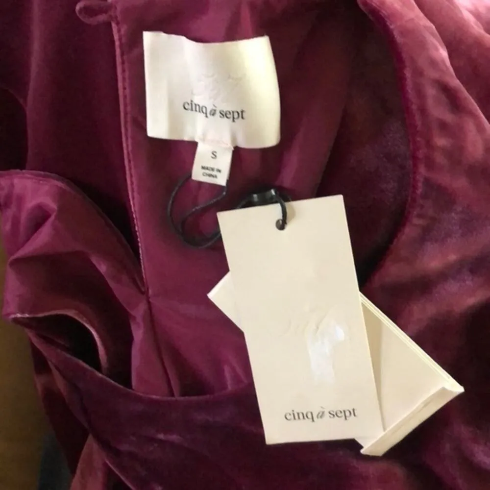 Cinq a Sept Dylan Asymmetrical Top in Gobe Small - Image 5