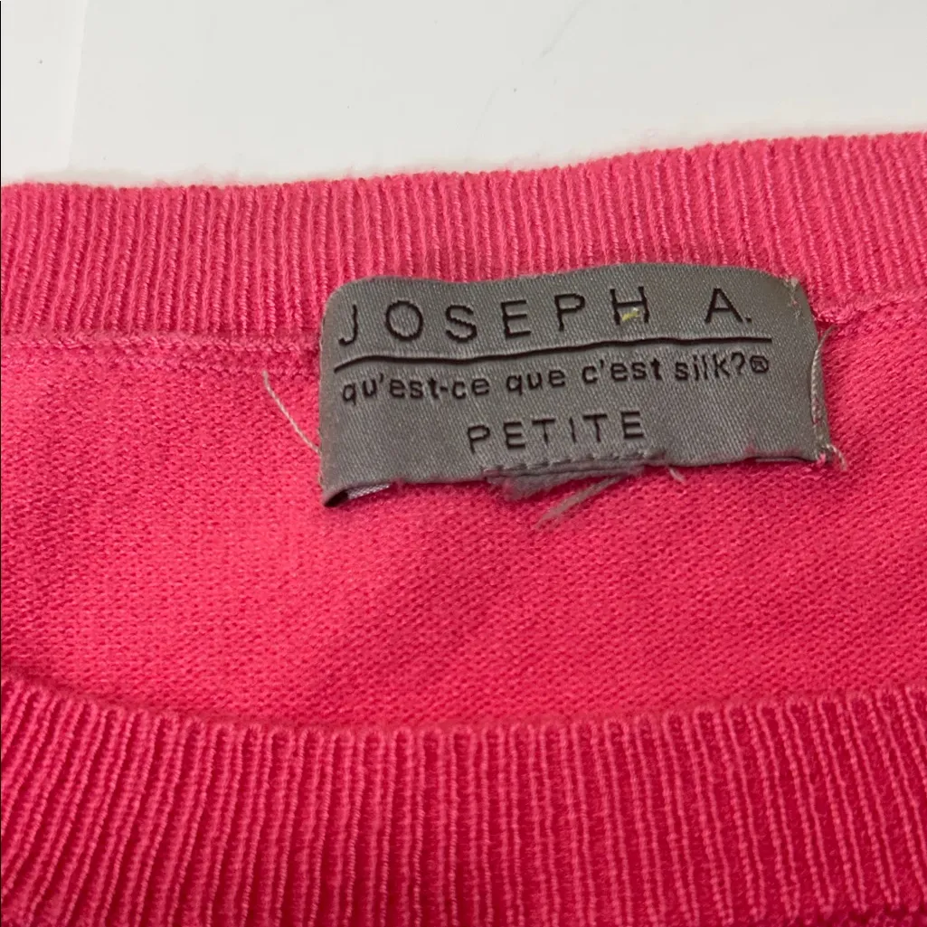 Joseph  Women's Vibrant Pink Crew Neck Sweater - Image 2