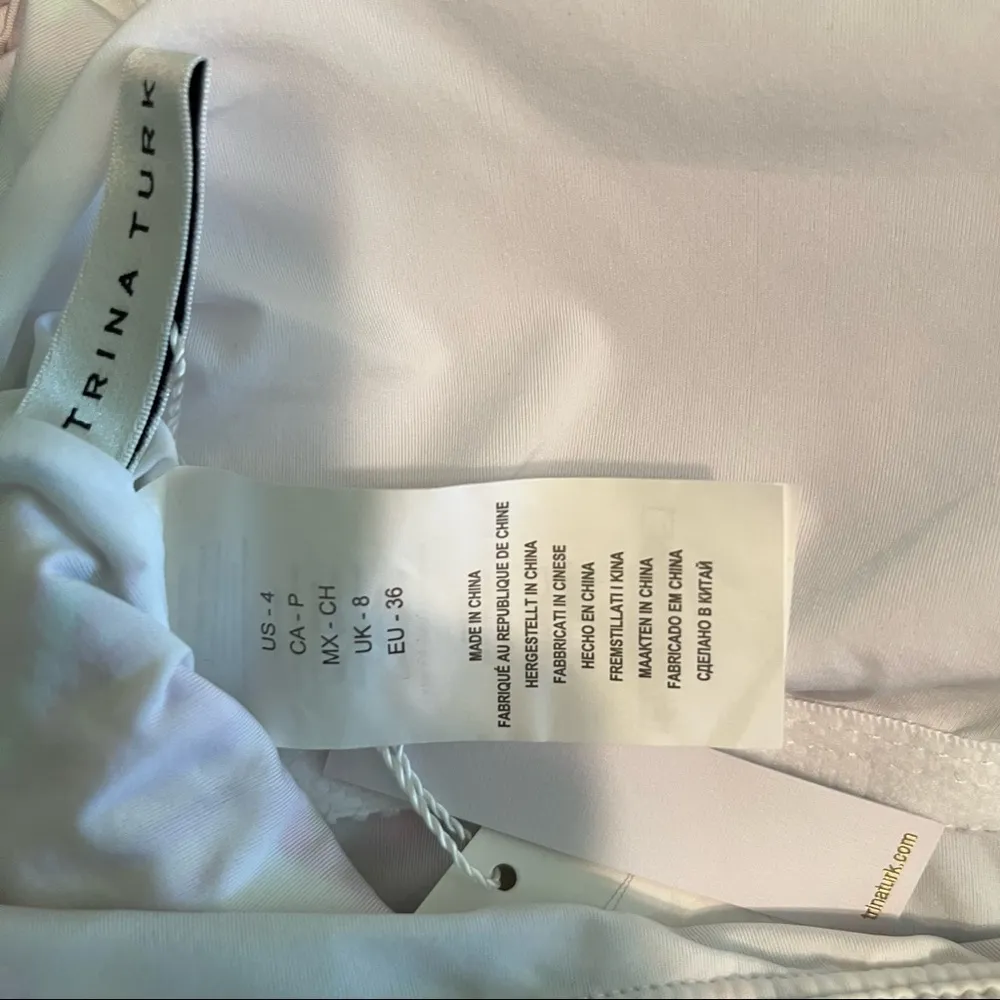 Trina Turk Swimsuit Paradise Plume Off Shoulder One Piece Sz 4 NWT Tropical - Image 14