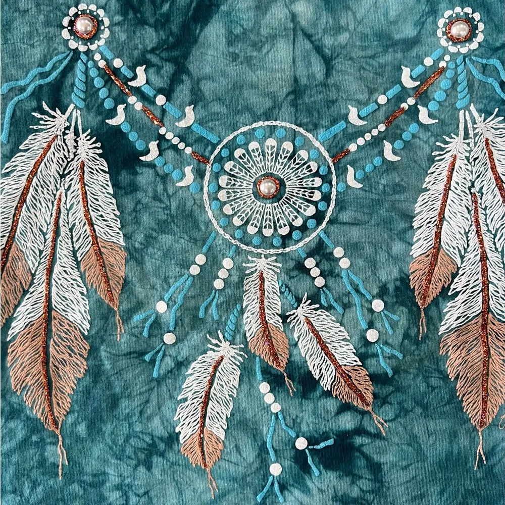 CACTUS BAY APPAREL BY LYNEE '93 USA Aztec Southwestern T - Image 6