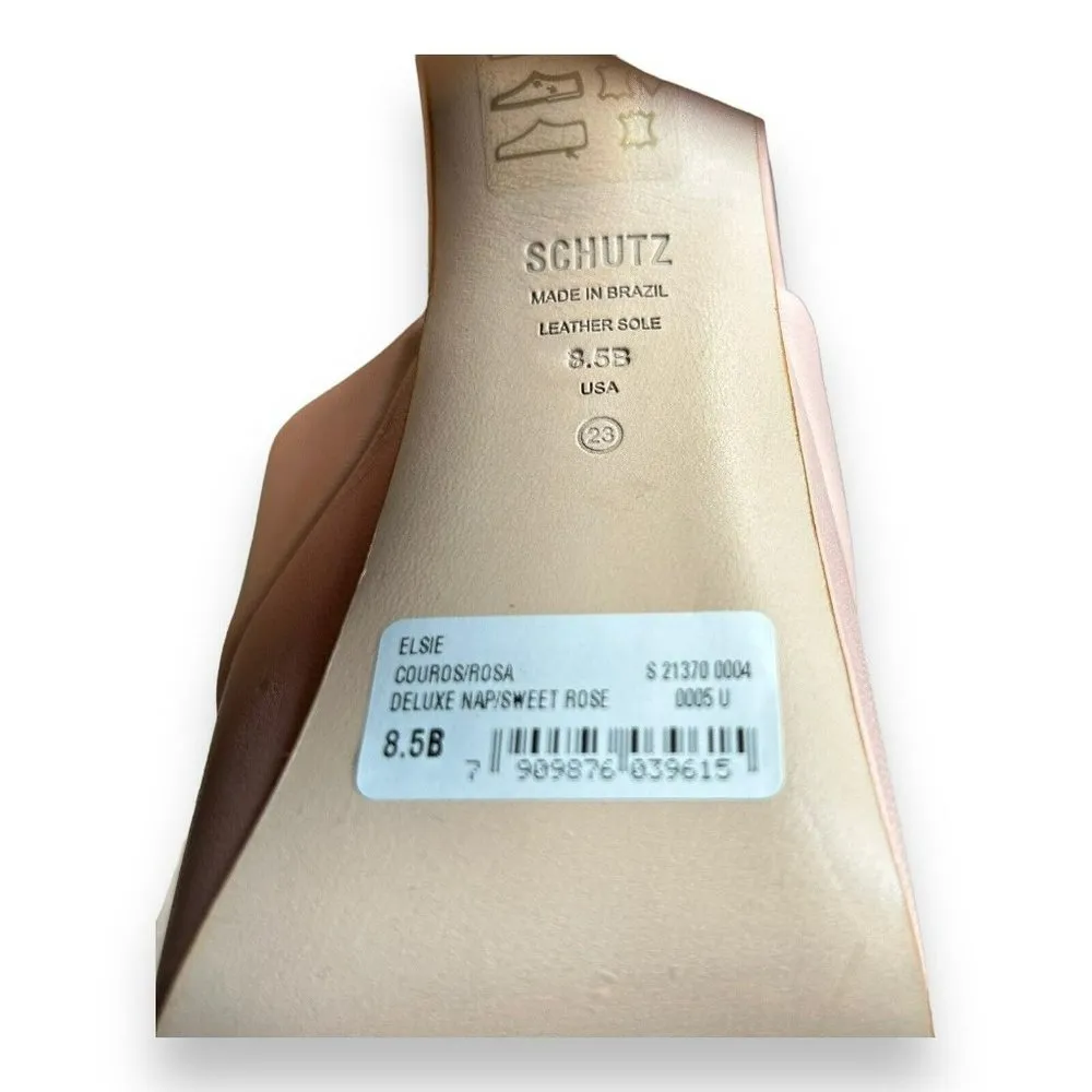 SCHUTZ LENNE LEATHER PLATFORM‎ SANDALS WOMENS SIZE 8.5 New - Image 8