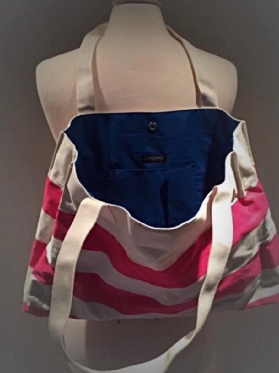 Lancôme Striped Tote Bag - Image 3