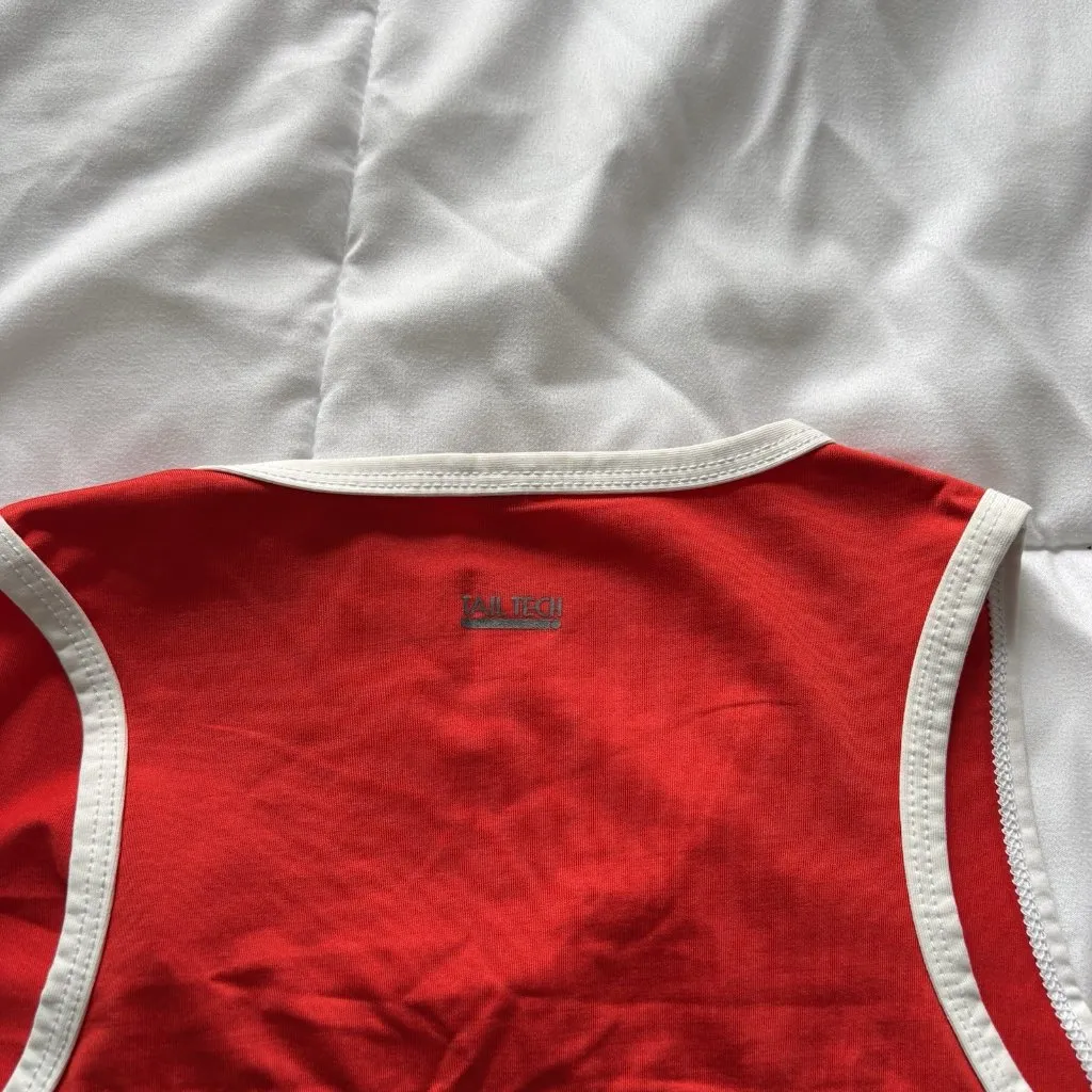 Vintage Tail Tech Tank Top Womans Size Large Black Red Tennis Golf Yoga Outdoor - Image 8