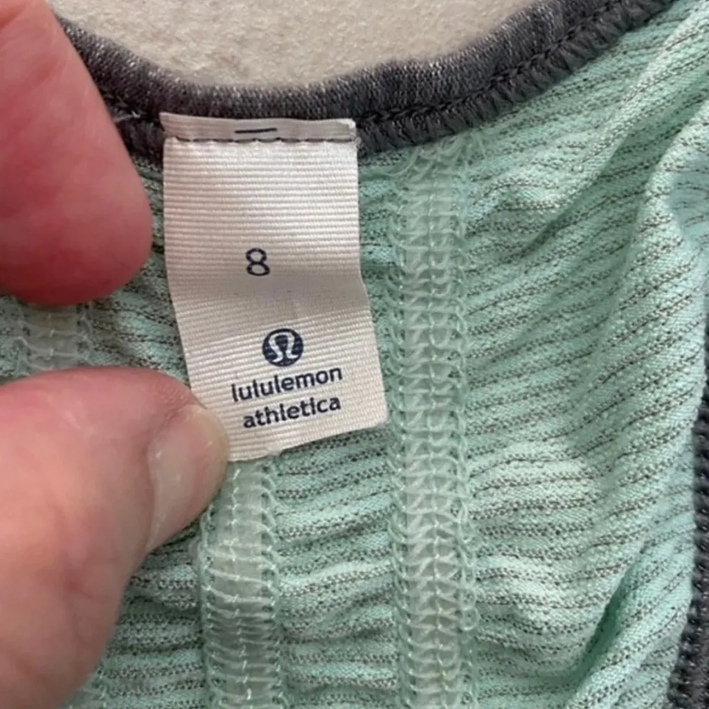 Lululemon Mint Green Racerback Tank Top Sz 8 - Image 5