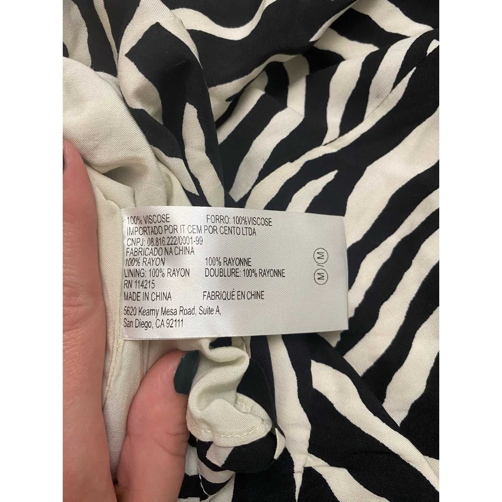 ViX Paula‎ Hermanny Fiorella Black Nora Mini Romper Zebra Print NWOT Size M Size M - Image 11