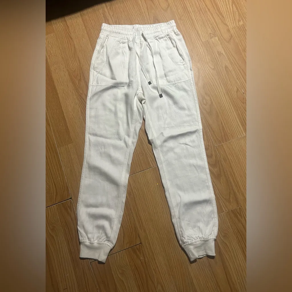 Dear John Jacey joggers white ladies XS - Image 3