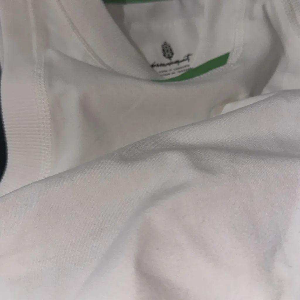 NWOT Free People  MOVEMENT Powerwalk Tank Green & White - Image 5