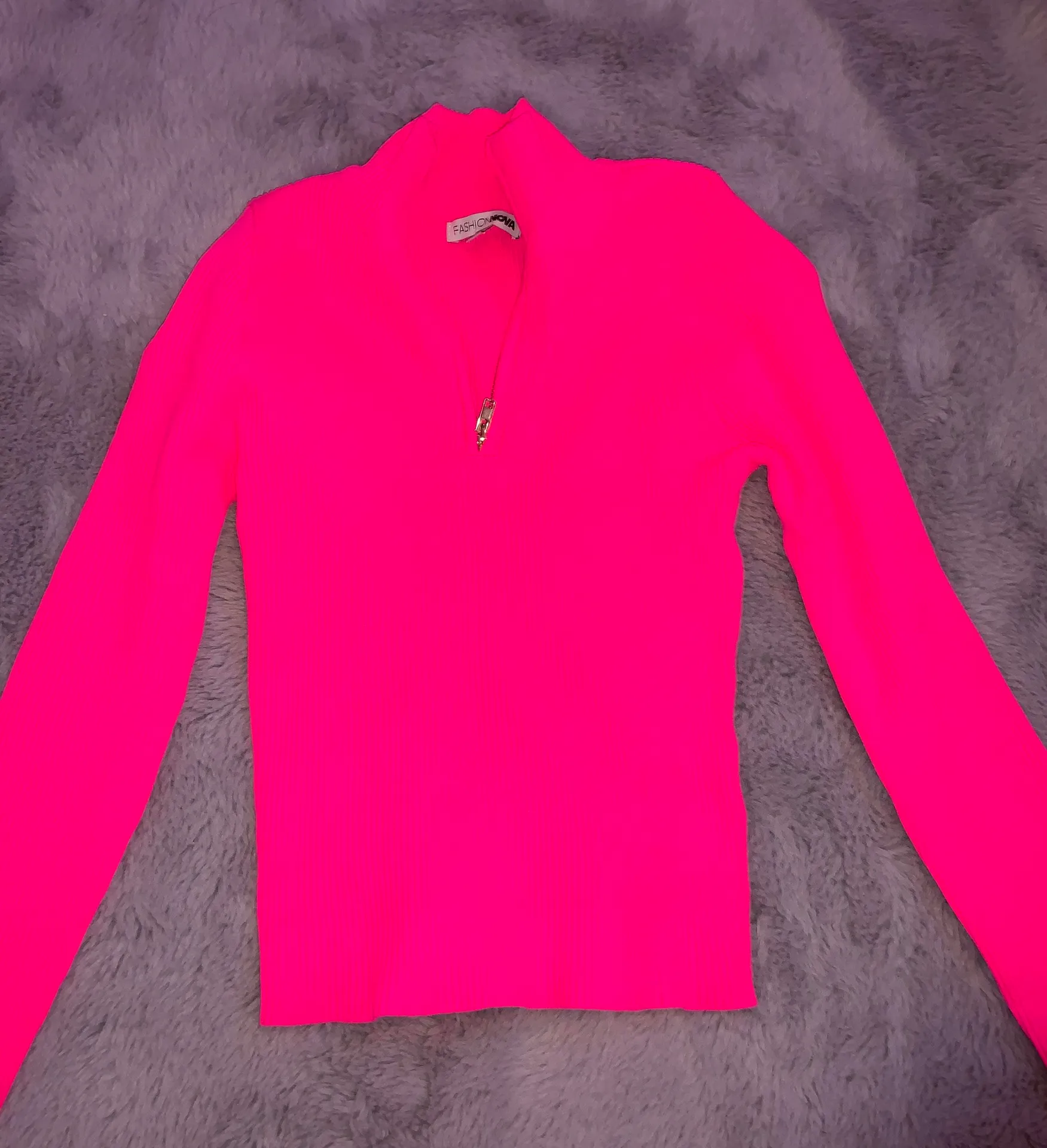 Neon Long Sleeve Pink - Image 2