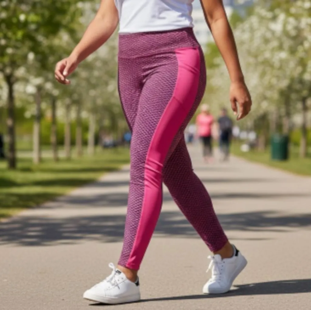Pink Athletic Leggings - Image 2