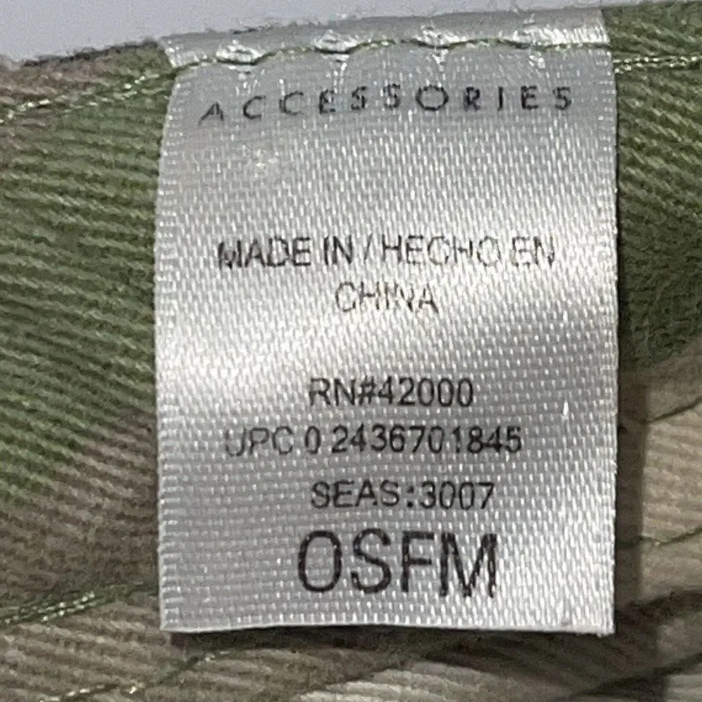 Accessories Army Camouflage Cotton‎ Hat OSFM Green Green - Image 5