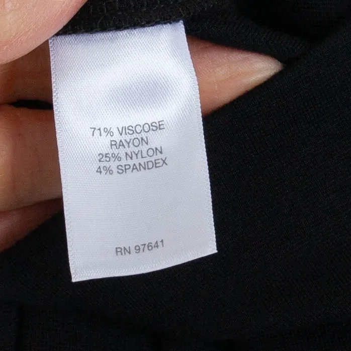 J Jill Womens Ponte Wide Leg Pants Womens Size M Black Minimalist Office Stretch Size M - Image 8