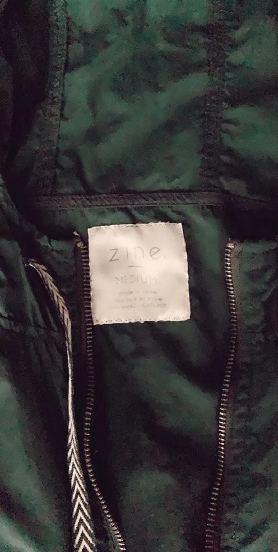 Windbreaker Jacket Green Size M - Image 3