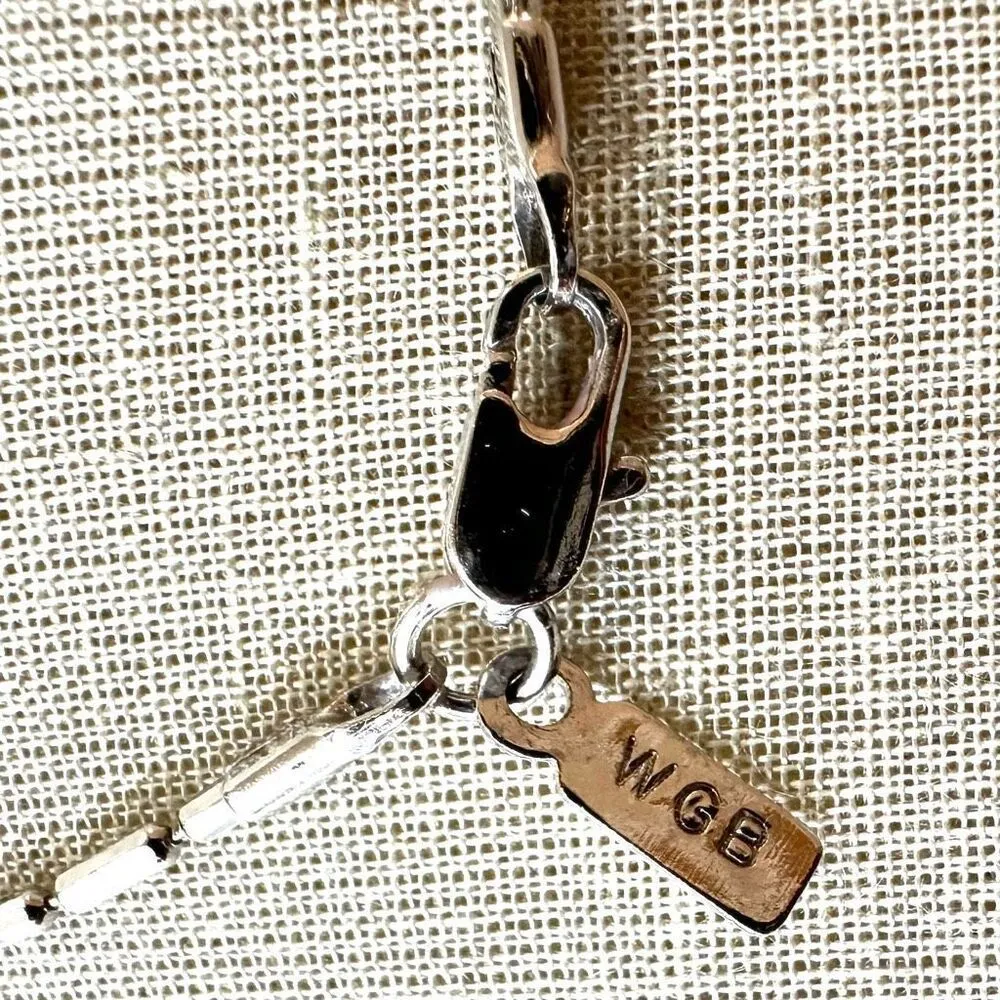 WGB Om pendant necklace Silver - Image 4