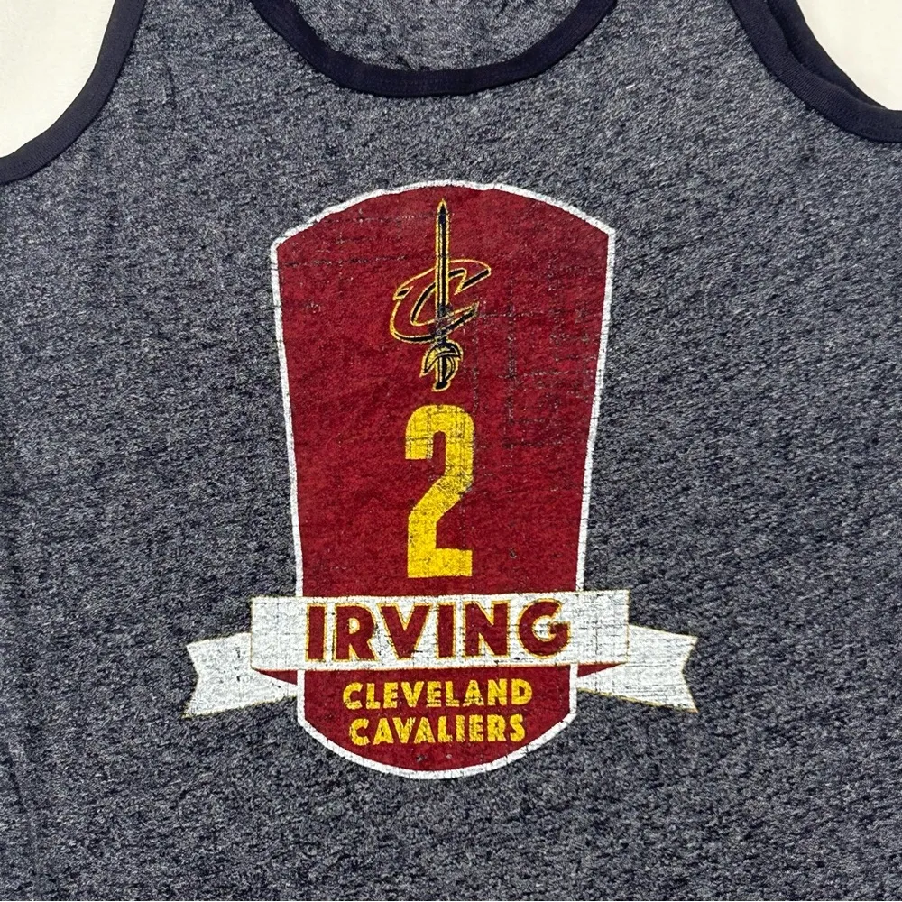 Cleveland Cavaliers Cavs Kyrie Irving 2 NBA 4 Her Gray Tank Top Shirt Women’s XL - Image 2