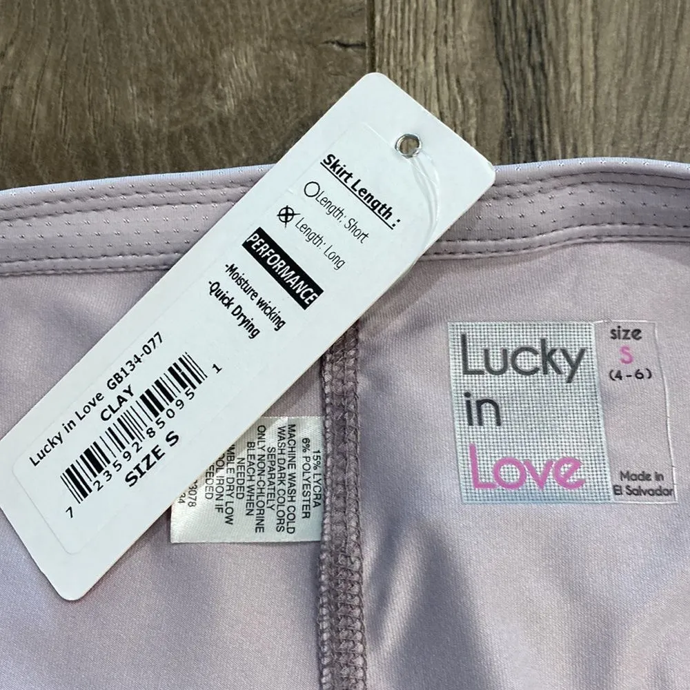 Lucky In Love 16” High Rise‎ Lavender Golf Tennis Skirt Skort Size Small Purple - Image 11