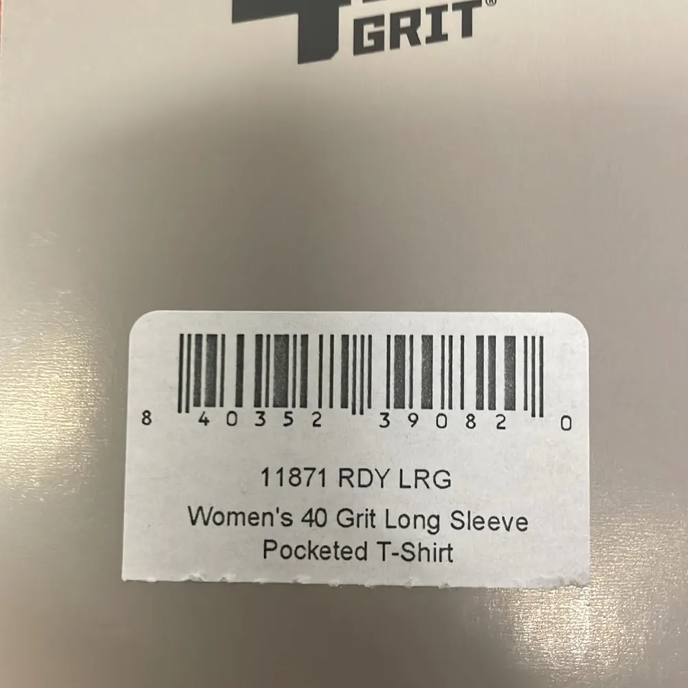 Duluth Trading Co. Women's 40 Grit Burnt Orange Long Sleeve T - Image 6