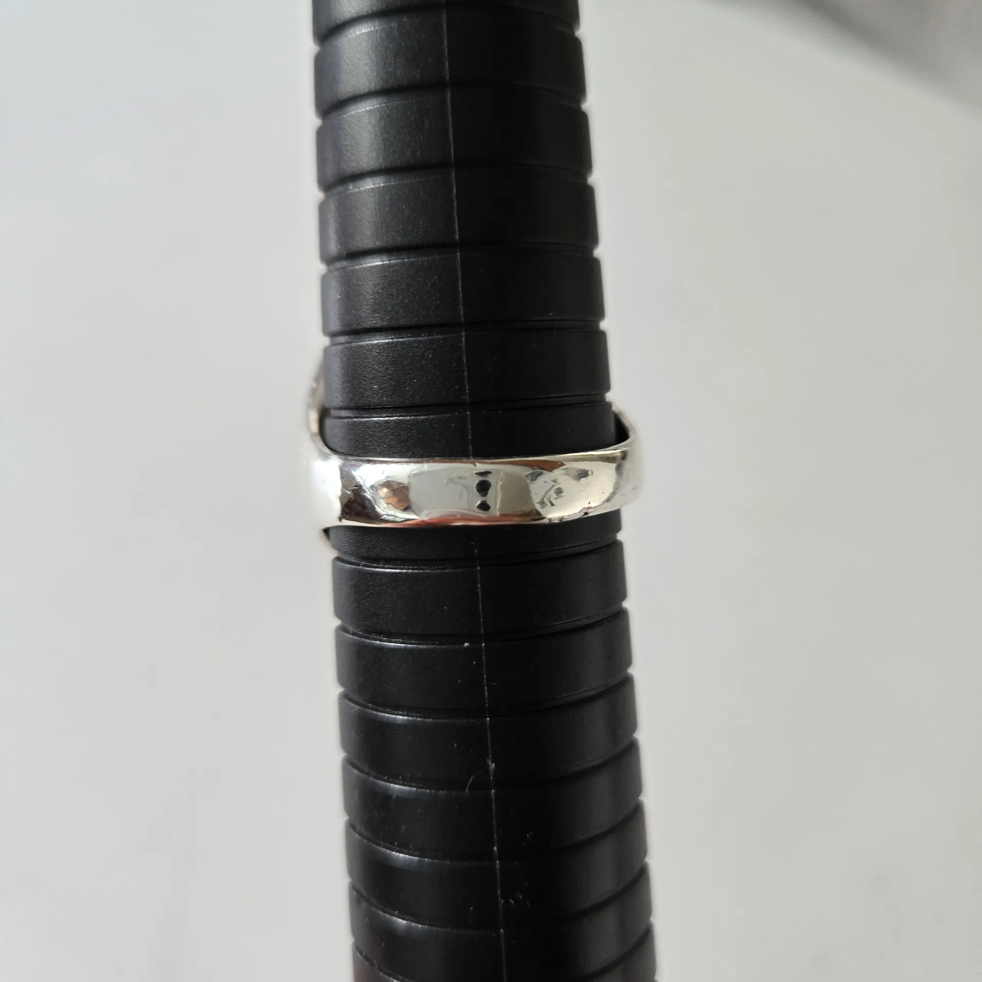 Turquoise and Silver Ring Blue - Image 6