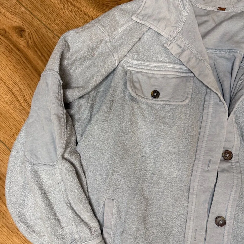 Free People  light blue Ruby Jacket - Image 4