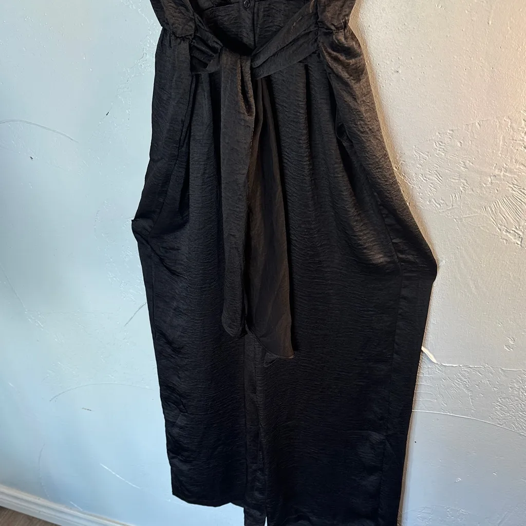 Steve Madden Black Button-Up Jumpsuit - Image 7
