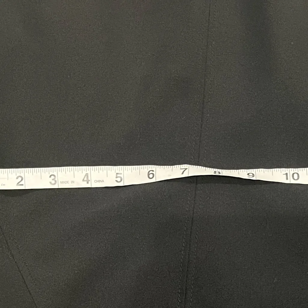 Anne Klein Black Sleeveless Mini Dress Tortoise Shell Detail - Image 11