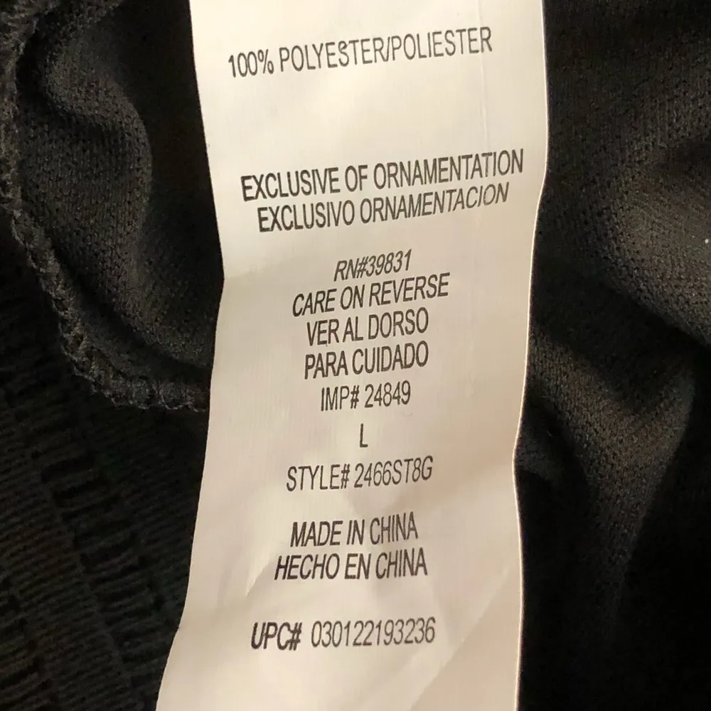 My Michelle Medium Black Lined Skirt w/Polkadots - Image 6