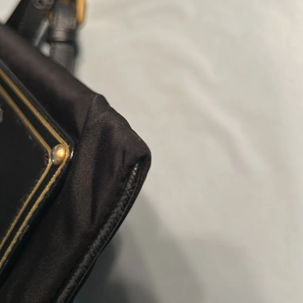 Authentic Black Prada Nylon/Leather Crossbody Bag - Image 11