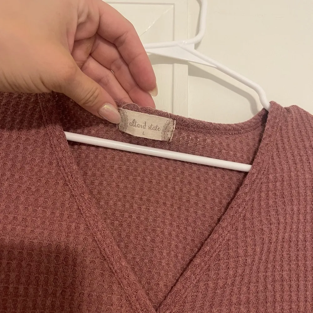 ALTAR’D STATE | waffle knit top - Image 3