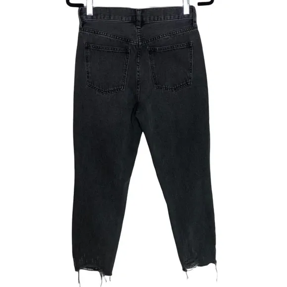 Free People We The Free Blossom Rigid Skinny High Rise Jeans Black Size 27 - Image 5