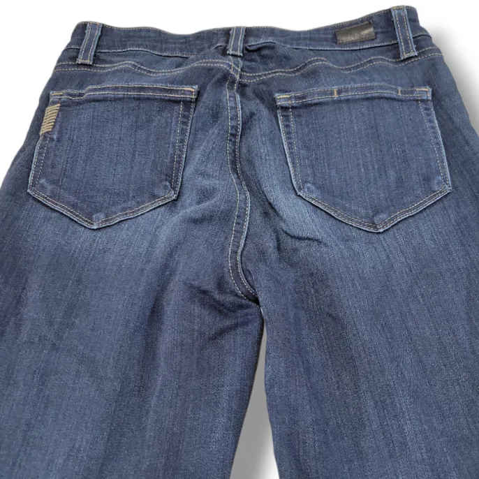 Paige Jeans Size 26 W26xL29.5 Paige Hoxton Ultra Skinny Jeans Stretch Blue Denim Pants  - Image 5