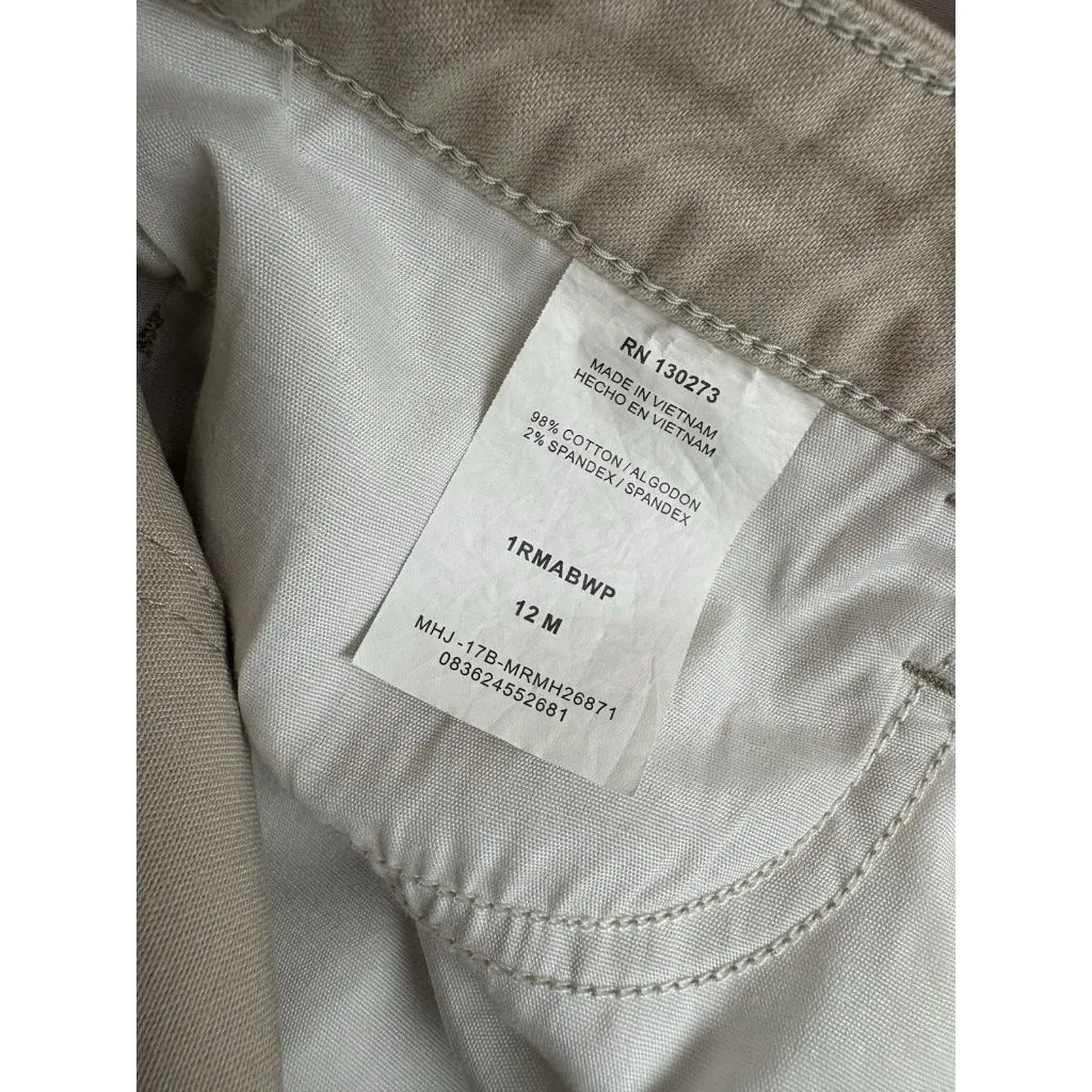 *New Riders Lee Capri Pant Womens 12 Tan Perfect Mid Rise Casual Coastal Grandma - Image 5