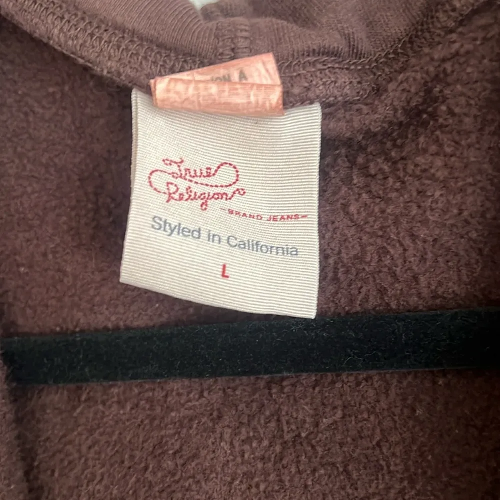 True Religion Chocolate Brown Hoodie - Image 5