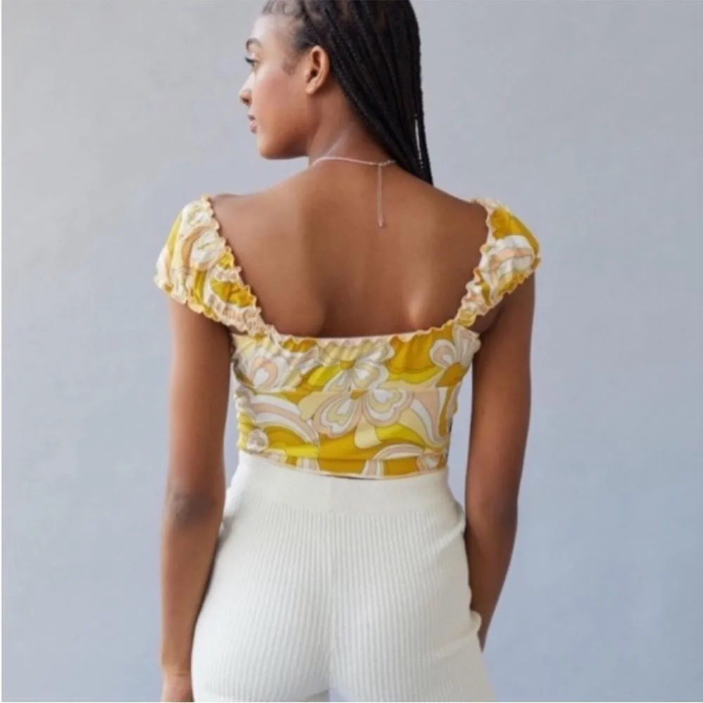 NWOT - Urban Outfitters Floral Baby Doll Top - Image 3