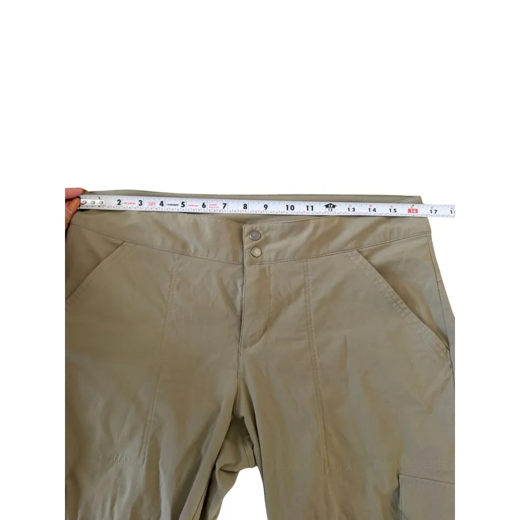 COLUMBIA Women's Tan Beige Tech Crop Pants Size 10 - Image 6