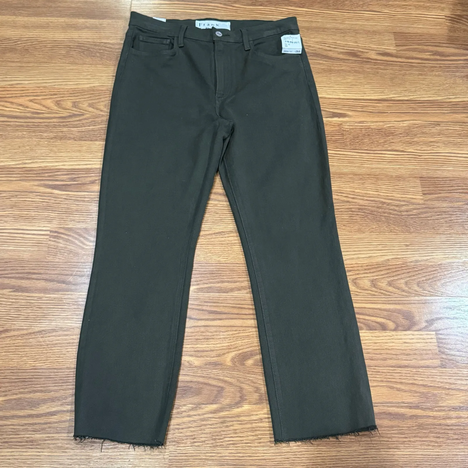 Frank & Eileen Green olive The Everyday Straight Leg Jeans 30 - Image 12