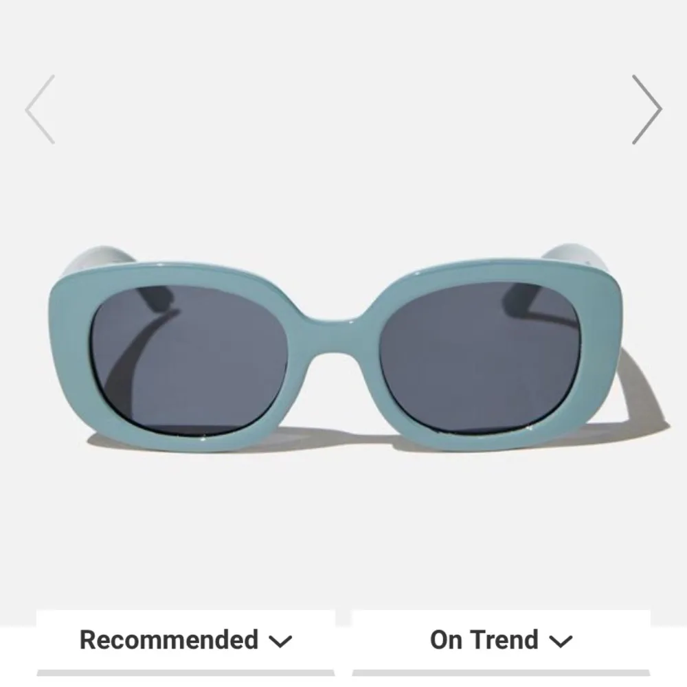 Cotton On New  blue polycarbonate sunglasses - Image 4