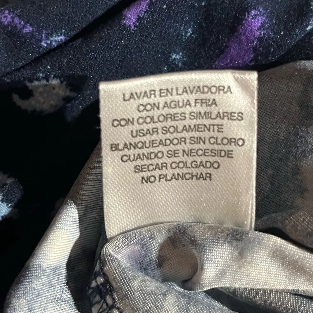 EYE‎ CANDY 2X TIE-DYED DRESS WITH 3/4 SLEEVE CRISS CROSS OPEN PATTERN TO SLEEVE - Image 6