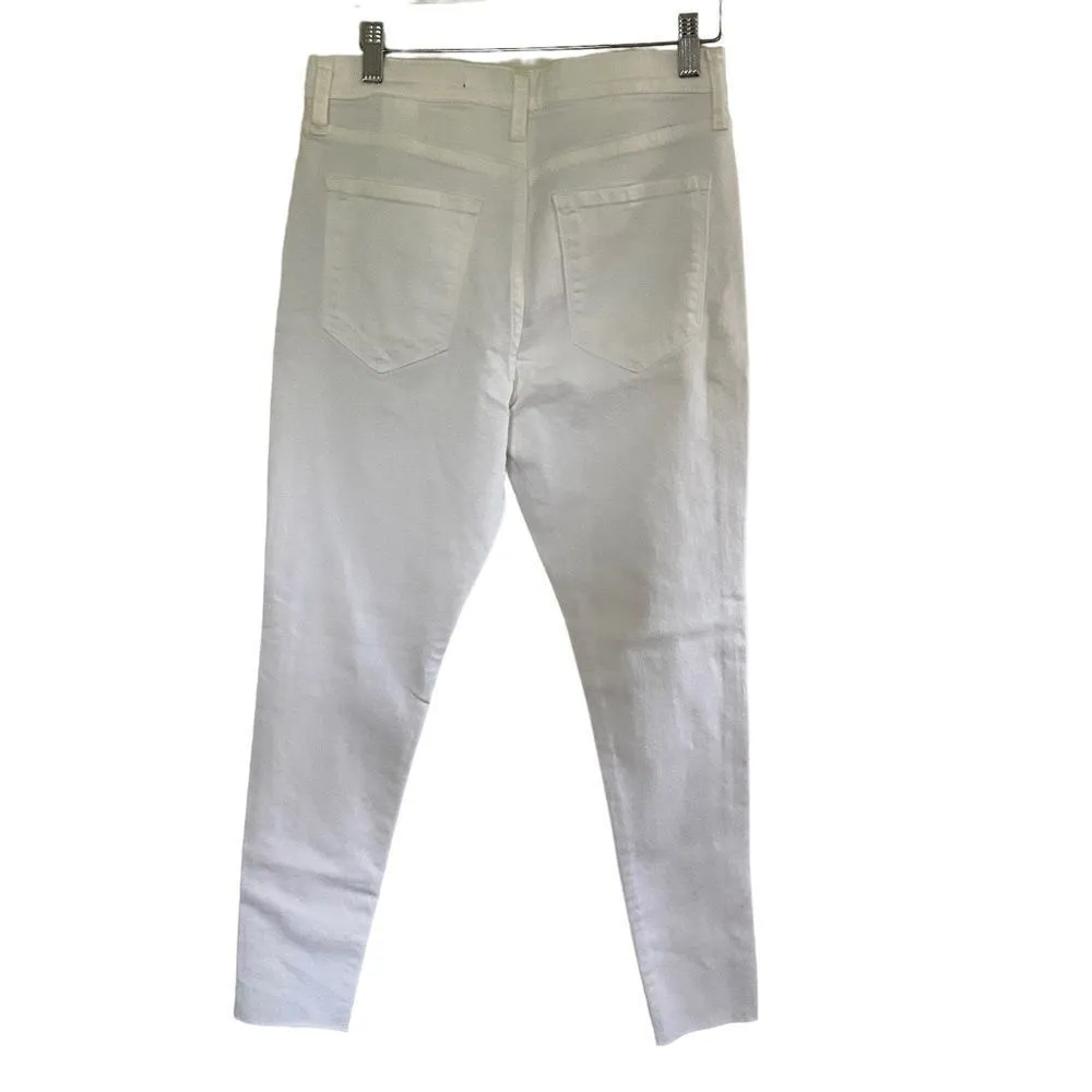 Banana Republic NEW white High Rise skinny ankle size 28 jeans - Image 5