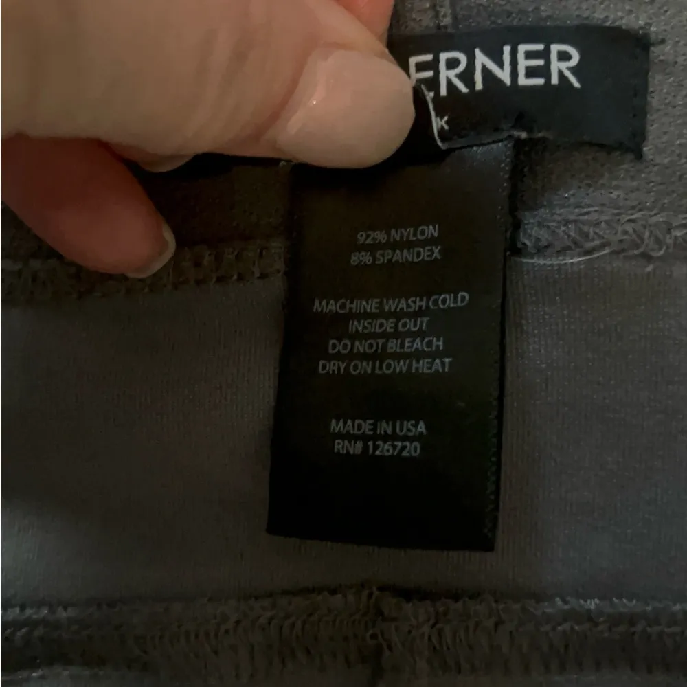 David Lerner Moto Leggings Gray Size Small | Revolve Stretch Knit Pants USA Made - Image 6