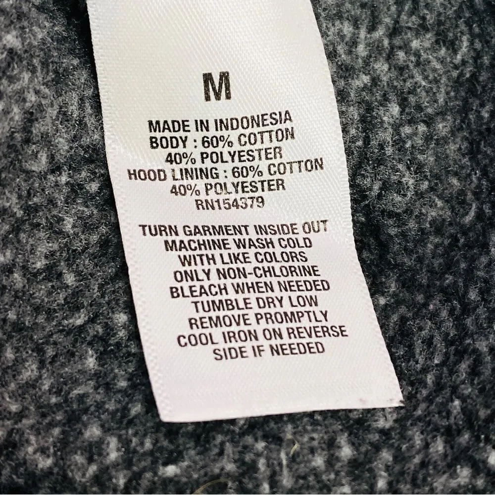 Aeropostale Aero One Love Pullover Hoodie Gray Multi Medium Unisex - Image 11