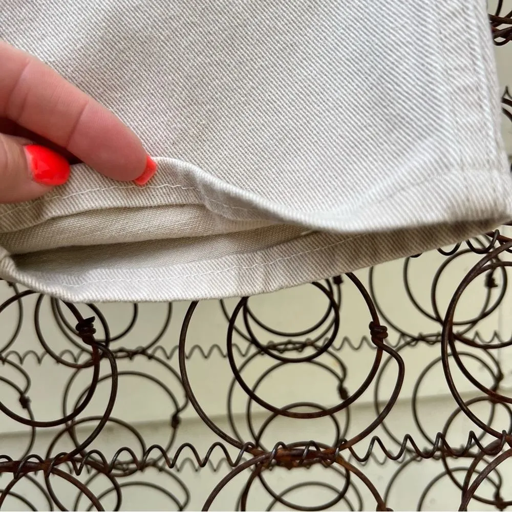 Vintage 90s Rockies high rise V yoke taper leg bareback tan jeans rivet detail Size 27 - Image 4