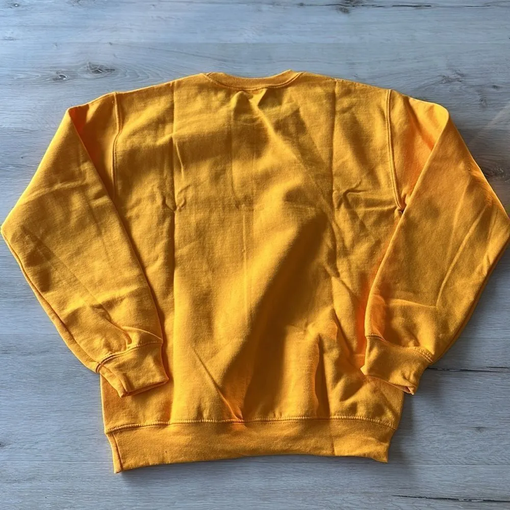 Gifted Apparel NYC Bougie Girls Club Bubble Design Sweatshirt Gold S NWT - Image 3