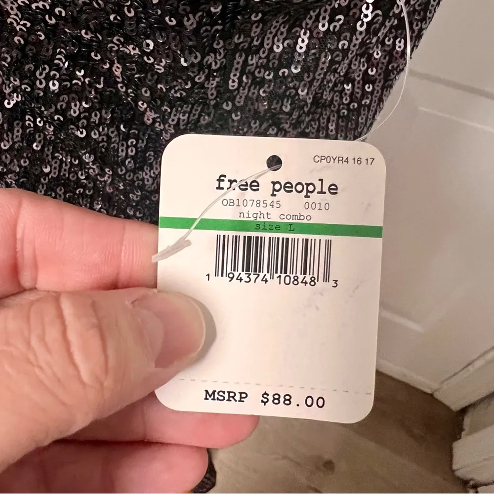 Free People Gold Rush Mini Dress E4 - Image 6