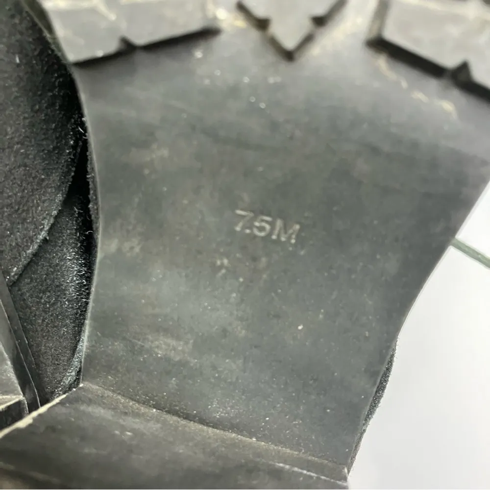 Jeffrey Campbell Havanas last KIDDO black suede block heel Oxford shoes size 7.5 - Image 12