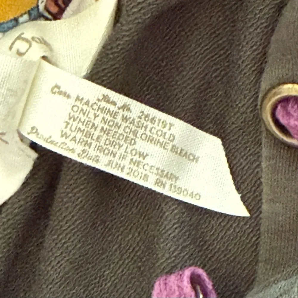 Matilda Jane Choose Your Own Path Patches of Light Hoodie Zip Up Size Medium - Image 11