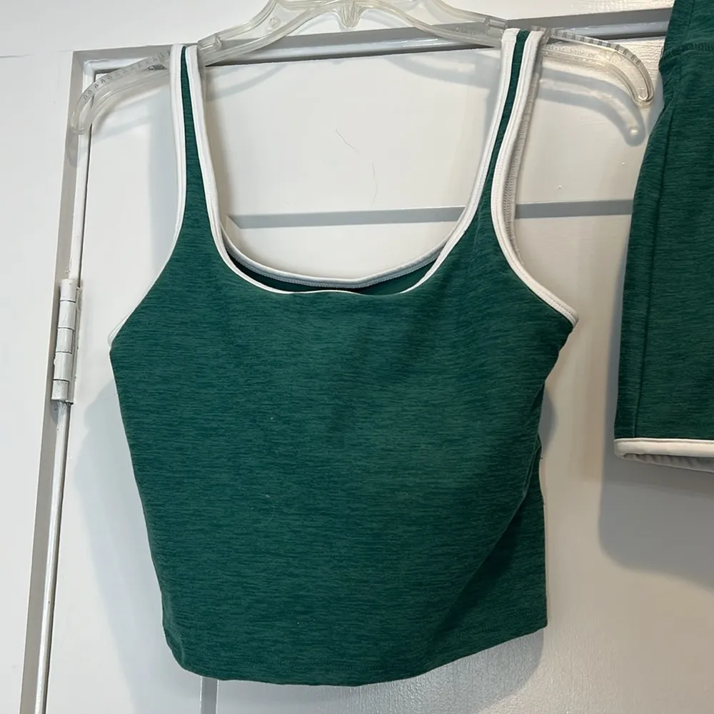 Athletic Works green with White Edging tank and skirt set size small (4-6). - Image 6