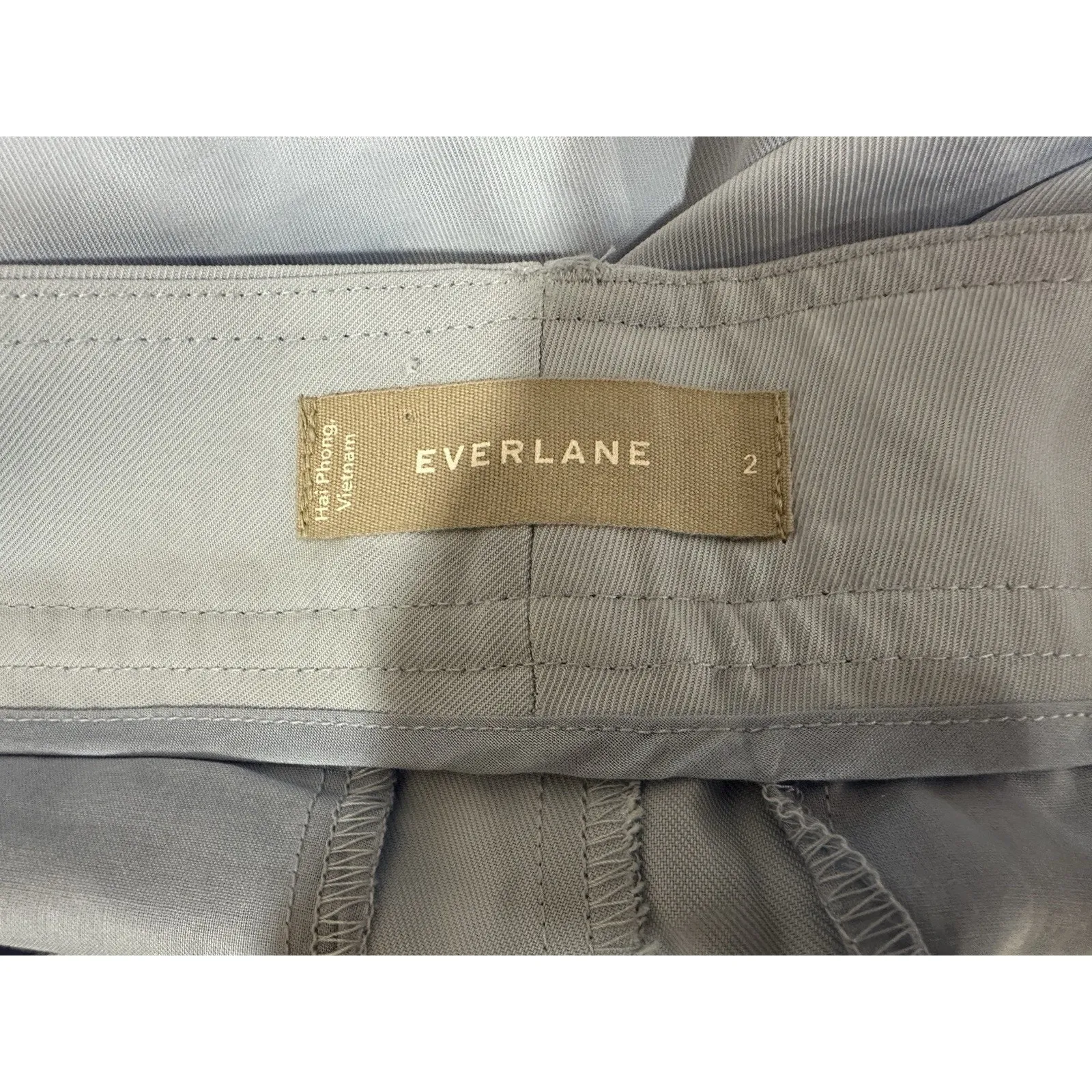 Everlane The Triacetate Way-High® Tapered Pant, Chambray Blue Sz 2 NEW - Image 6