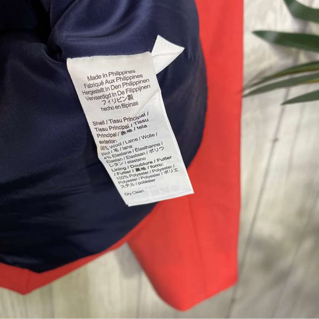 J. Crew Sommerset Blazer in Italian Stretch Wool Faded Poppy size 6 AR127 - Image 13