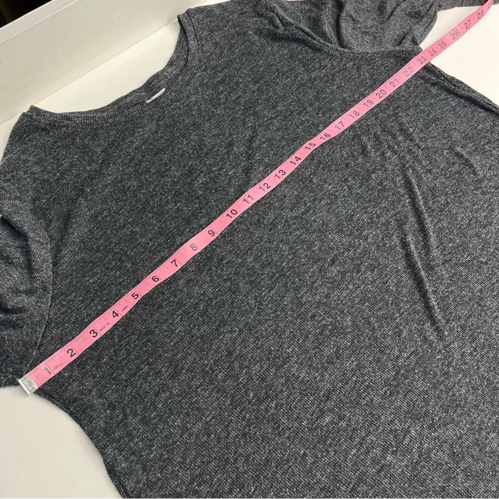 Imperfect Old Navy charcoal gray long sleeve shirt stretchy comfy XXL 2018 top - Image 7